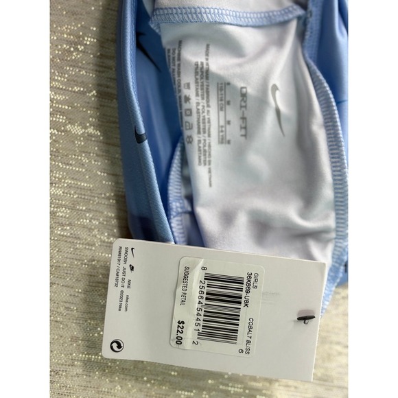 Girls blue Nike biker shorts size 6t - Picture 4 of 4